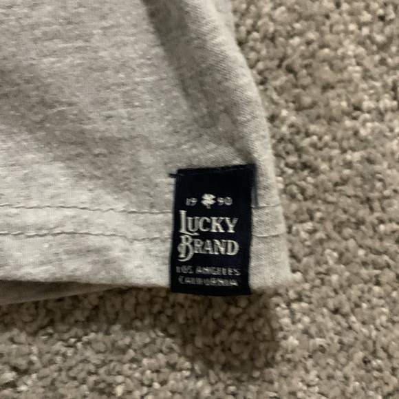 NWT boys XL(18/20) Lucky Brand grey tee, $25 - Picture 5 of 5